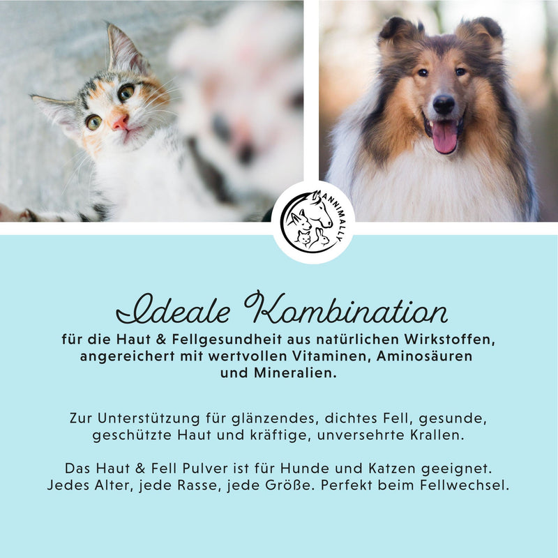 Ideale Kombination aus Wirkstoffen für die Fellpflege von Hunden & Katzen